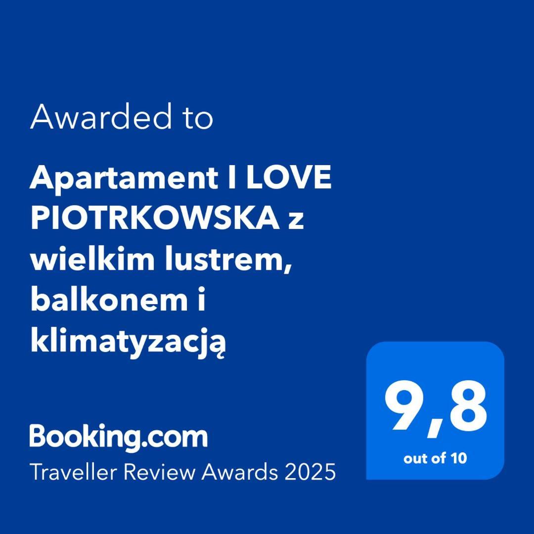 Apartament I Love Piotrkowska Z Wielkim Lustrem, Balkonem I Klimatyzacja Лодзь Экстерьер фото